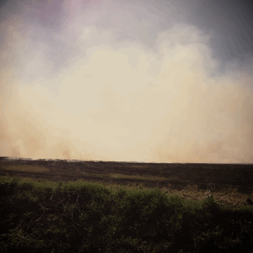 Controlled burn - Weston, OR, pop. 701